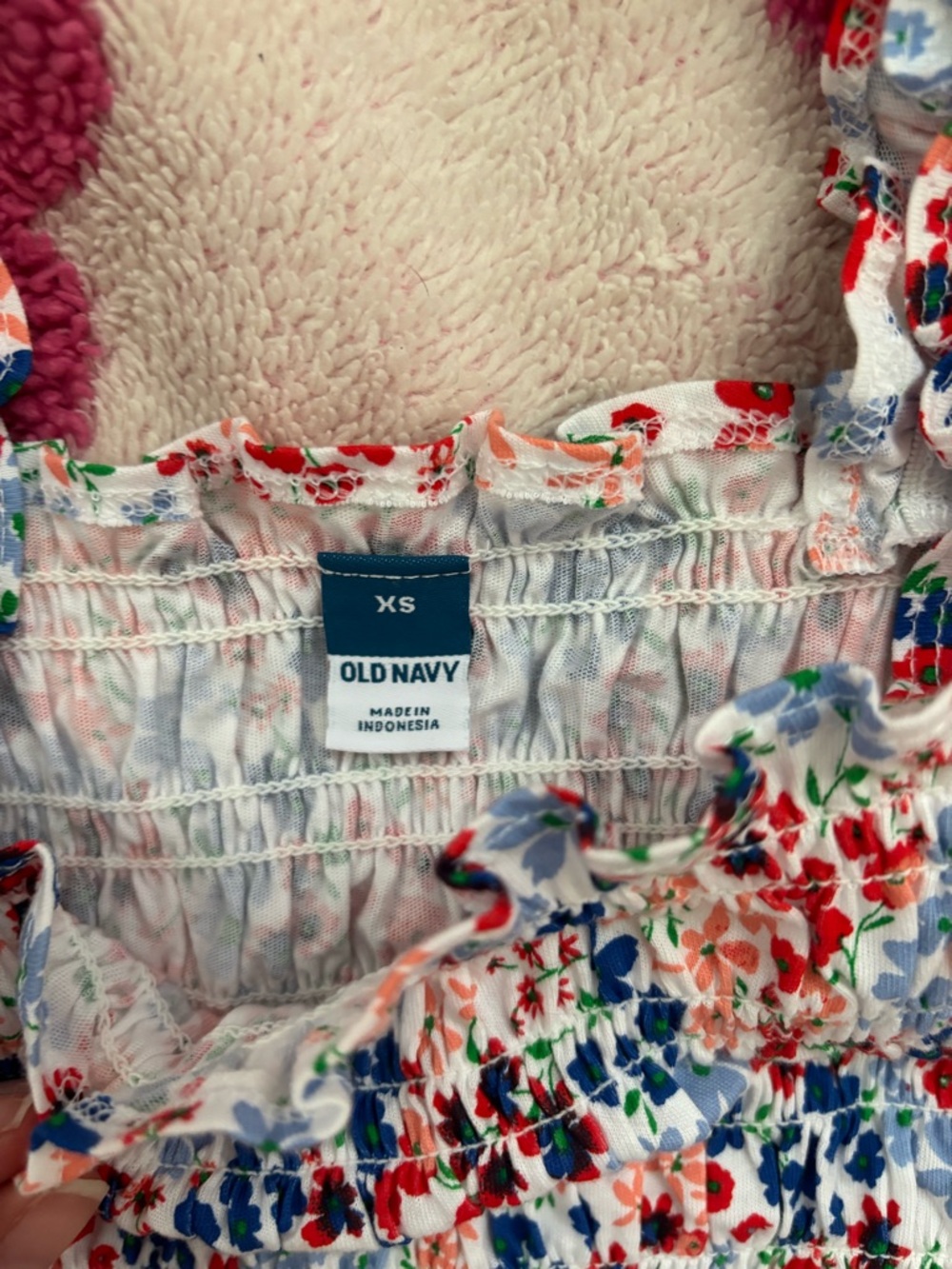 Old Navy Floral Smocked Tank - Cute Floral Print